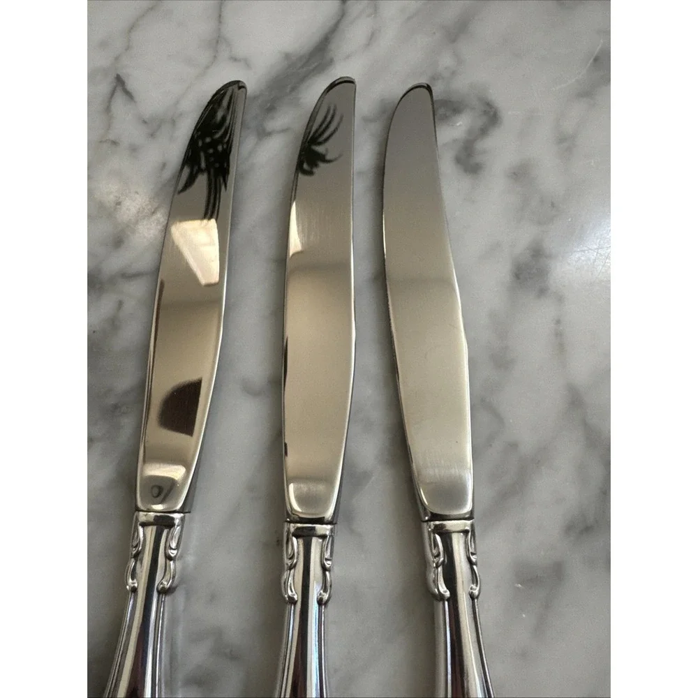 Oneida Community BEETHOVEN Silverplate 1971 Betty Crocker Dinner Knives-3
